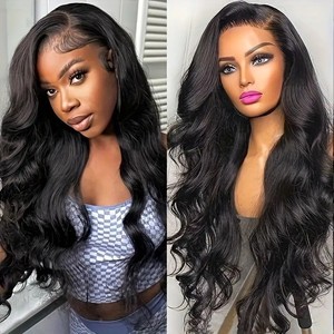 Perruque à lacet frontal 12A pour femmes, grandes vagues, cheveux longs bouclés, style exotique, mode, couvre-tête complet, changement de <span class=keywords><strong>coiffure</strong></span>, haute température - Product Image 3