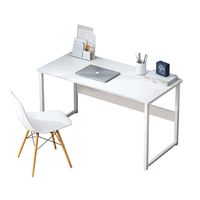 Haute qualité Design moderne bureau d'ordinateur réglable bureau ordinateur portable Table étagère en bois bureau à domicile jeu en bois/métal matériel