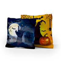 Joyeux Halloween jeter oreiller couvre nouveau conçu citrouille fantôme tour ou traiter taies d'oreiller décorations housse de coussin