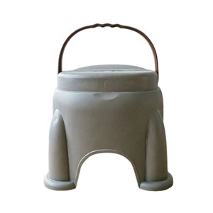 Lin Ze Plastic Square <b>Stool</b> 23.5x23x22Cm Thickened Non Slip Bathroom <b>Childrens</b> <b>Stool</b> - Product Image 5