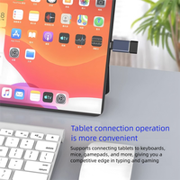 Adaptateur OTG USB 3.0 Femelle vers Type-C Mâle, Transmission Haute Vitesse 10G, Convertisseur de Données OTG pour Appareil Photo, PC, Ordinateur Portable, Appareil Mobile