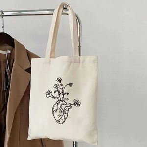 Hua Cheng <b>Canvas</b> Customized Closure & Lining Handvintage Bag Best Gift for Friends Reusuable Fashion Handbag - Product Image 5