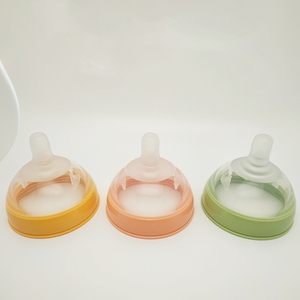 OEM/ODM BPA-Free Silicone biberon nuovo nato collo largo bottiglia di latte a flusso lento capezzolo cartone animato vicino <span class=keywords><strong>allattamento</strong></span> al seno - Product Image 6