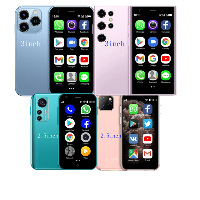 Very Small Size Mini Phones Touch Screen Tiny Smart Android 3g&4g Cell Phones Mini Compact Smart Mobile Phone Android Smartphone