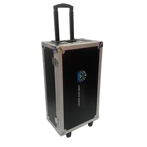 Professional Customize Aluminum Rolling Case Box Custom Instrument Flight Case Aluminum Tools Case With Trolley