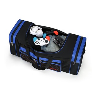 Sac de voyage en tissu Oxford pour hommes, grande capacité, séparation sec-humide, sac de rangement pour camping en plein air, noir, bleu, rouge - Product Image 2