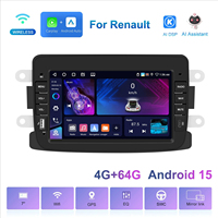 Autoradio Android 7,0 pouces pour Renault Dacia, Carplay sans fil, navigation GPS, lecteur radio, tout en un