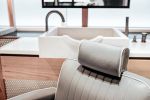 Bán Sỉ Ghế Cắt Tóc Màu Xám Ghế Salon Nội Thất Thương Mại Ghế Cắt Tóc Thiết Bị Làm Đẹp Làm Tóc - Product Image 3