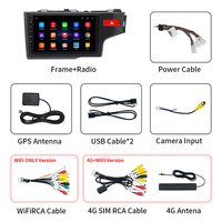 Radio para Auto Android con GPS, Navegación, DSP, Carplay, Reproductor Multimedia Estéreo, Sistema de Audio para Auto para Honda Fit RHD 2014 2015 2016 2017 2018