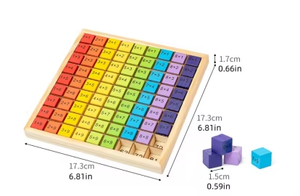 Gioco Educativo Montessori, Puzzle 3D con Tavola Numerica, Tabella di Moltiplicazione 99, Giochi da Tavolo per l'Apprendimento della Matematica per Bambini e Bambine - Product Image 6
