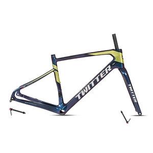 Cadre de vélo de route en carbone chromoly <span class=keywords><strong>TWITTER</strong></span> 2021, 48 cm, frein à disque, cadre de vélo de route en carbone chromoly à vendre - Product Image 4