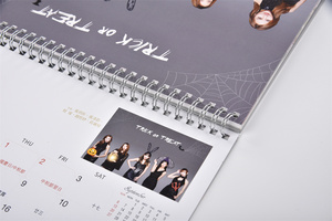 Quality Guarantee HUAXIN Custom <b>Advent</b> <b>Calendars</b> NA-2405-001-OP 230G 252X230MM Matt PP Lamination Wire-O Printing Art <b>Card</b> Use - Product Image 6