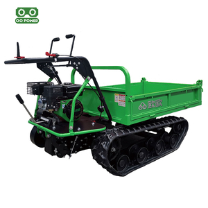 Mini dumper elettrico piccolo dell'azienda agricola con pedrail per il ribaltamento del rimorchio del trattore agricolo - Product Image 4