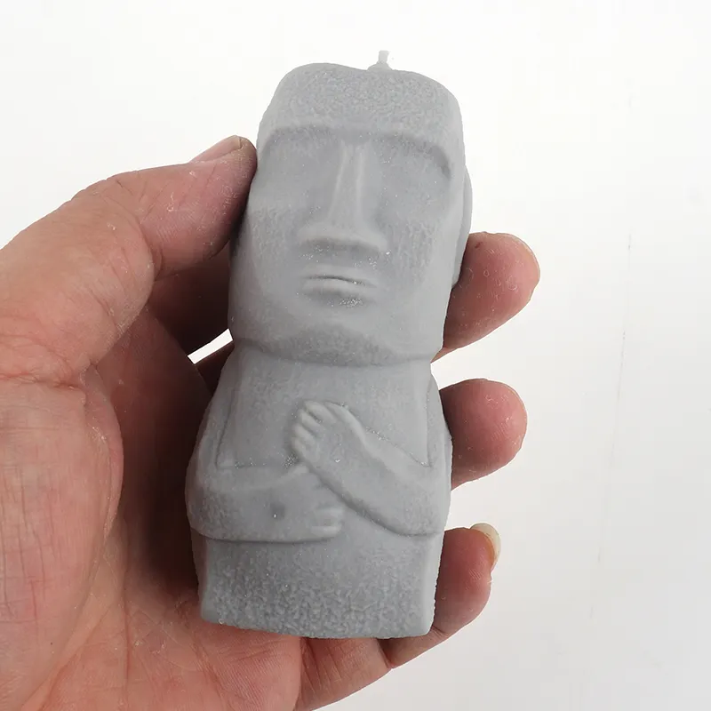 Funny and Cute Human Face Emotion Stretch Moai Statue Fidget Toys Stress Relief Squeeze Ball Stress Ball For Kids and Adult