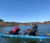 Kayak de pêche à pédales à deux places, populaire aux États-Unis, nouveau modèle 2024, BigFish 140 PDL