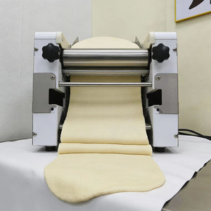 Macchina Elettrica per Stendere l'Impasto, Laminatrice Automatica per Panetteria, Pressa a Rulli per Appiattire Croissant, Pane, Pizza e Pasta - Product Image 1