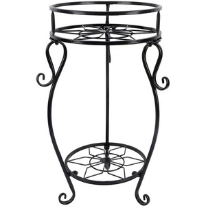 Support de plante rond haut en fer moderne <span class=keywords><strong>pour</strong></span> intérieur/extérieur, étagère d'angle au sol, couleur personnalisée, finition de luxe, bonsaï, vente chaude - Product Image 4