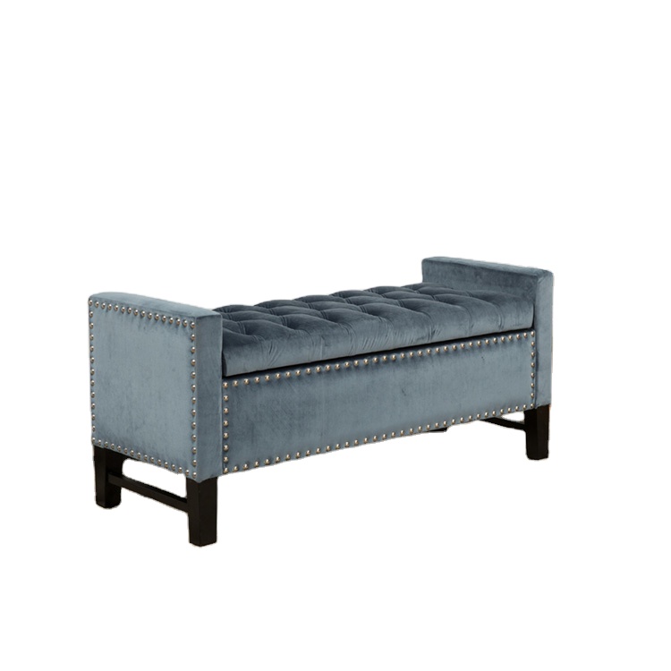 Frank мебель в итальянском стиле оттоманка табурет оттоманка хранение на заказ с гвоздями оттоманка скамейка для хранения