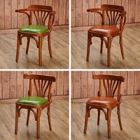 Ensemble de tables et chaises de restaurant en bois massif de style chinois classique pour les salons de thé et les boutiques de desserts - Mobilier de restaurant