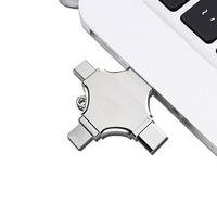 Memoria USB Flash OTG 4 en 1 Gitra con Diseño Único de Cruz para Teléfono Inteligente 8GB 16GB 32GB 64GB 128GB 256GB 512GB