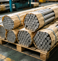 Barres en acier inoxydable certifiées ASTM, fabrication directe d'usine, tiges métalliques solides 304 316L 310S 17-4PH, acier duplex, fabrication industrielle