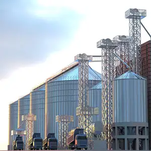 Silo de stockage de grains de 10000 tonnes silo de maïs à vendre silos de stockage de grains de blé de grains de 1000 tn