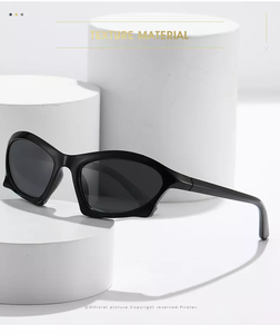 Gogge-gafas de sol de tendencia Steampunk para mujer, lentes de sol de moda Punk para mujer y2k, lentes de sol con espejo, nuevas de 2023 - Product Image 5