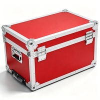 Valise de transport pour chariot de vol en aluminium dur à forte capacité de roulement OEM Valise de route pilote avec mousse à l'intérieur pour le transport d'équipement