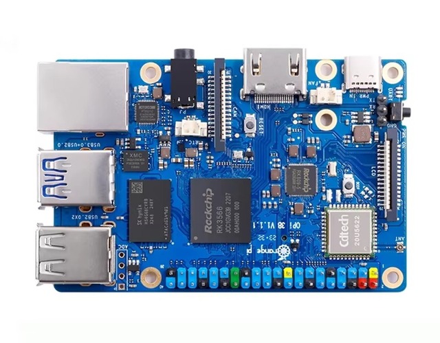 Orange Pi 3B Rockchip RK3566 Mini PC Quad-Core 64-bit WiFi+BLE Gigabit Single Board 2GB 4GB 8GB