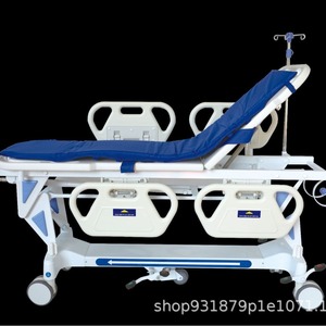 Chariot d'urgence Kerry, lit de réanimation en ABS, chariot de transport de patients à quatre roues KR003 - Product Image 5