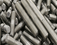 Vis à double extrémité en acier inoxydable 304 de haute qualité, résistant à la corrosion, DIN938 DIN939, M8 M10 M12 M16 M20 A2-70 pour applications marines