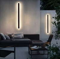 Applique murale LED en aluminium élégante à forte transmittance, lampe de jardin créative pour cour, couloir, fer forgé, extérieur
