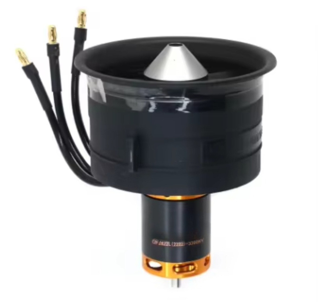 Waillynice 64mm EDF 12 Blades CW/CCW Ducted Fan QF2822 2100-4300KV Brushless Motor for RC Jet Airplane