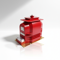 Transformateur de tension monophasé de petite taille, bobinage toroïdal séparé en résine moulée rouge, 0.2 0.5 6P, tension d'entrée 20KV
