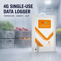 Rastreador de Temperatura y Humedad 4G Desechable DO 160G para Proyectos de Transporte de Cadena de Frío por Aire, Mar y Tierra