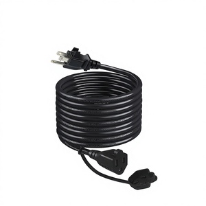 1ft, 5ft, 16AWG, SJTW, NEMA 5-15P, 5-15R, <b>Power</b> Extension Cord, 3 Prong, Male, Female, <b>Computer</b> <b>Cable</b> - Product Image 1