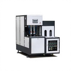 Two-cavity semi-automatic bottle blowing machine High production capacity capable of blowing PET bottles <b>ranging</b> from 10ml-3L - Product Image 2