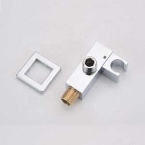 DIECHENG-Soporte cuadrado de latón de alta calidad para <span class=keywords><strong>ducha</strong></span>, soporte de estante para <span class=keywords><strong>ducha</strong></span>, base de pared <span class=keywords><strong>fija</strong></span> oculta, soporte de rociado de mano para <span class=keywords><strong>ducha</strong></span> - Product Image 5