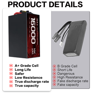 أفضل بطارية ليبو 6S 14S 18S 24S 5C/10C 12S في الصين بطارية بدون طيار شبه صلبة - Product Image 3