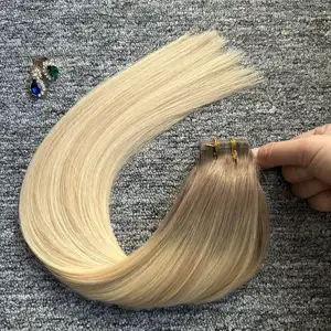 ヘアエクステンションの生の未処理15Aインドの髪オンブルカラーテープ人毛卸売業者