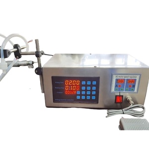 Machine de remplissage numérique à 2 buses pour liquides, idéale pour les cosmétiques, les boissons, le café, les produits chimiques et l'eau, petite machine de remplissage de bureau pour flacons de lotion. - Product Image 3
