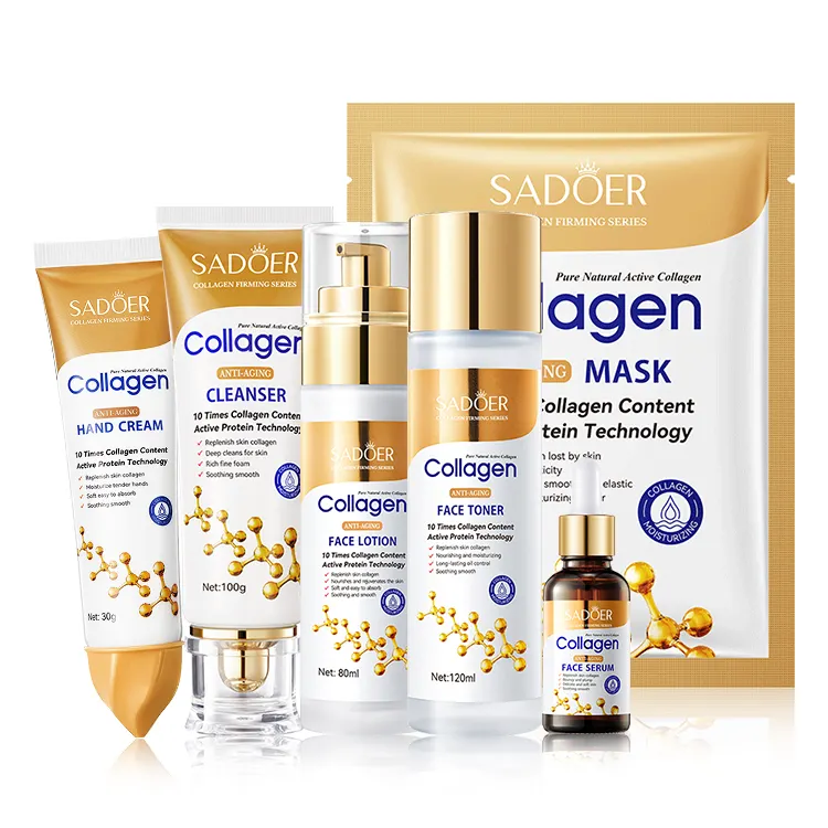 Mặt Nạ Dưỡng Ẩm Làm Sáng Da Mặt Dạng Collagen SADOER OEM ODM