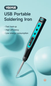 Fer à souder miniature YOUYUE <span class=keywords><strong>T12S</strong></span>, 65W haute puissance + alimentation USB, adapté à la réparation électronique et au bricolage - Product Image 3