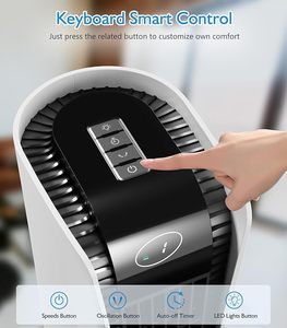 <span class=keywords><strong>Feigo</strong></span> OEM/ODM Mini ventilateur de tour Ventilateur portable oscillant silencieux pour la maison et le bureau Ventilateur de table à économie d'énergie CE RoHs FCC - Product Image 5