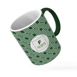 แก้วมัคเซรามิกสีขาวขนาด 11 ออนซ์ สำหรับพิมพ์ลายโลโก้ แก้วกาแฟเซรามิก ของขวัญโฆษณา - Product Image 3