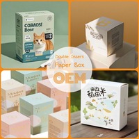 Cajas de Cartón Rígido Kraft Tandem Más Populares con Tira Desprendible y Asa para Exhibición de Ropa