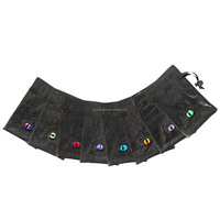Pochette de dés en oeil de dragon de couleur aléatoire avec logo personnalisé sac fait main à la mode pour ranger les jeux RPG de donjons et de dragons ensemble de dés fantaisie