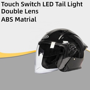 Casco da Moto in ABS con Luce Posteriore a Controllo Touch, Fodera in <span class=keywords><strong>Cotone</strong></span> e Ventilazione, Certificato CCC, Vendita Diretta dalla Fabbrica - Product Image 2