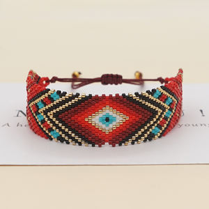 Gelang gaya Boho Go2hobo untuk wanita perhiasan Yunani manik-manik buatan tangan etnik kalung mata jahat Turki perhiasan desainer - Product Image 6