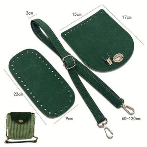 Kit de sac à main moderne en cuir PU DIY - Cadeau promotionnel de la marque HR avec impression en relief, design portable, sangle personnalisable - Product Image 6